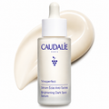 Caudélé skincare serum bottle with dropper on a white background