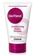 DerMend moisturizing bruise formula cream tube on a white background