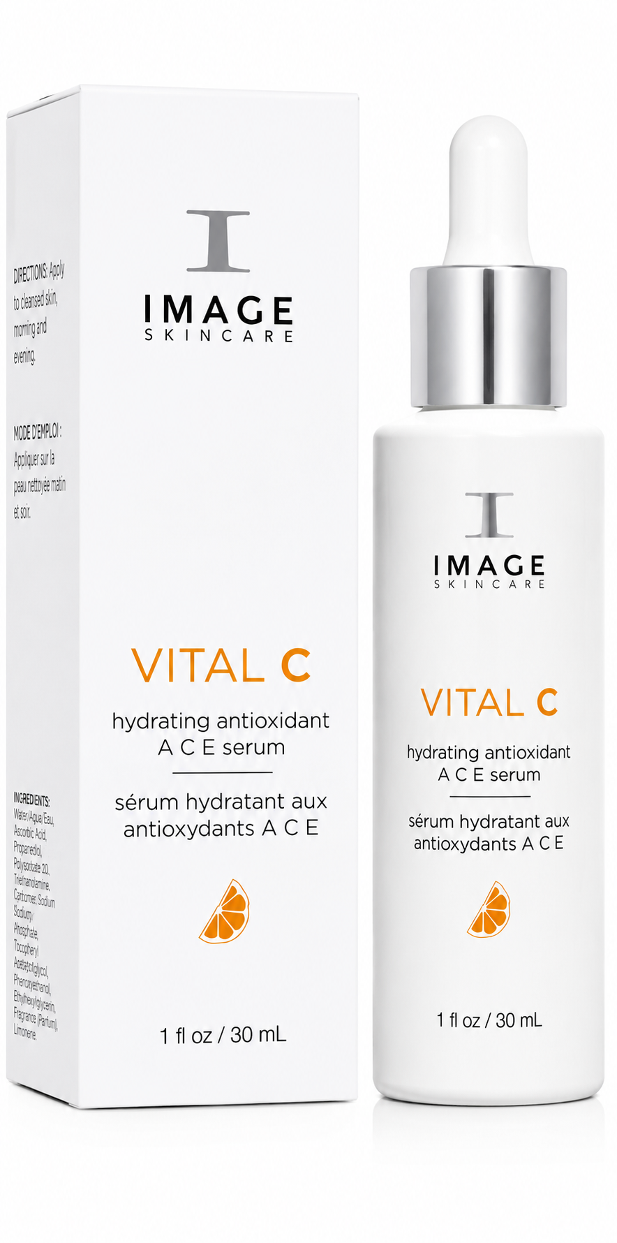 IMAGE Skincare VITAL C serum with packaging on a white background
