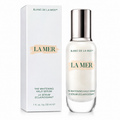 La Mer Whitening Halo Serum bottle and packaging on a white background