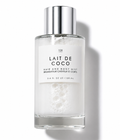 Lait de Coco hair and body mist bottle on a white background