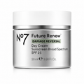 No7 Future Renew Damage Reversal Day Cream jar on a white background