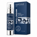 Particle men's face cream with packaging on a white background