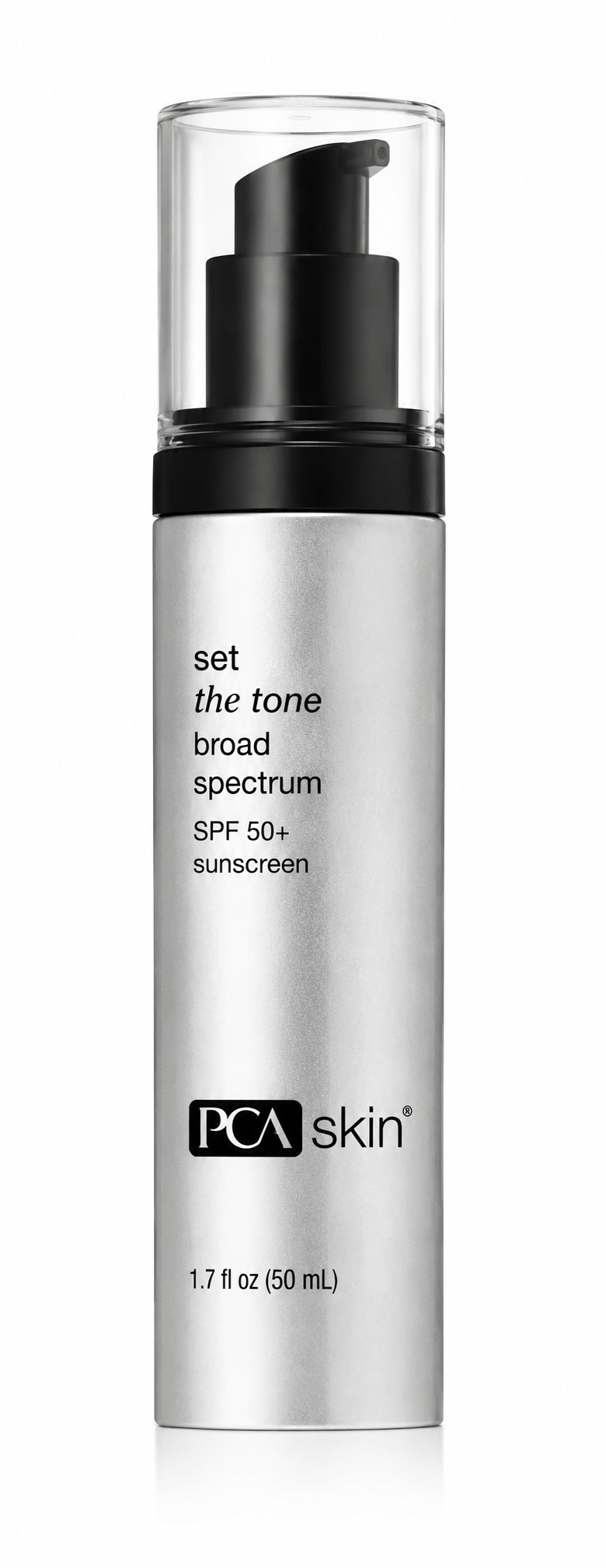 PCA Skin sunscreen bottle on a white background