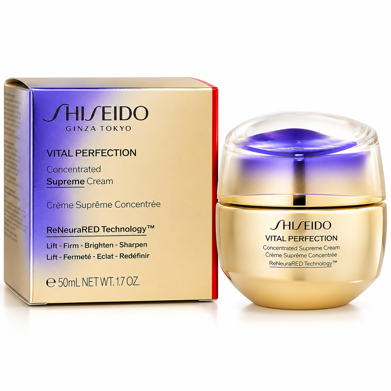 Shiseido Vital Perfection Concentrated Supreme Cream 1.7 oz / 50 ml