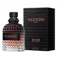 Valentino perfume bottle and packaging on a white background